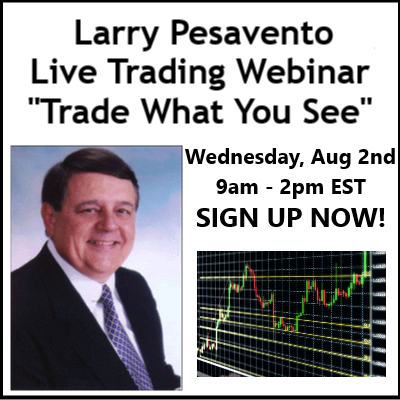 Larry Pesavento "Trade What You See" Aug 2023 Live Trading Event Archive