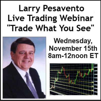 Larry Pesavento "Trade What You See" Nov 2023 Live Trading Event Archive