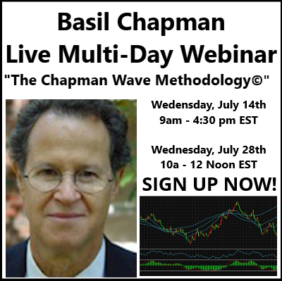 Basil Chapman Live Multi-Day 2-Part Webinar, July 14th and 28th