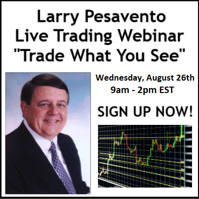Larry Pesavento "Trade What You See" Live Trading Event